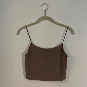 Elastic Spaghetti Strap Aritzia Soft Tank
